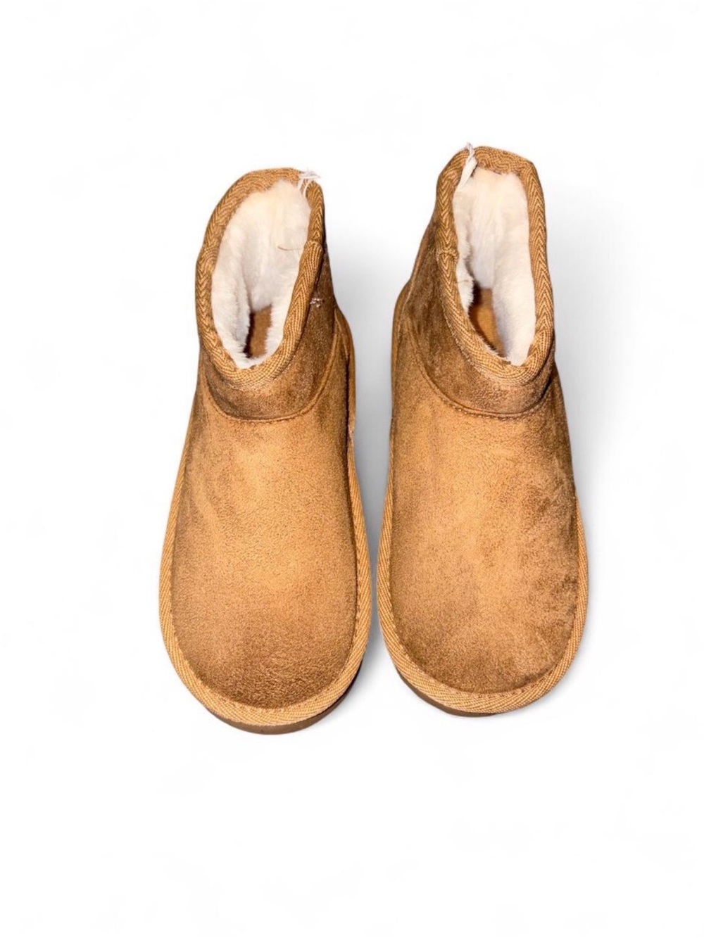 The Children's Place Tan Suede-Look Kids Boot Slippers